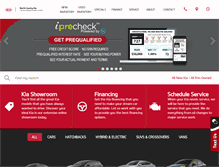 Tablet Screenshot of northcountykia.com